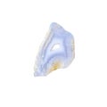 Polished Blue Lace Agate Crystal Healing Stone Royalty Free Stock Photo