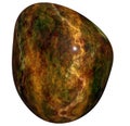 Polished brown Jasper Pebble Royalty Free Stock Photo