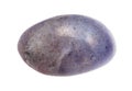 polished Cordierite (iolite) gem stone isolated