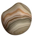 Polished filamentary Onyx Pebble