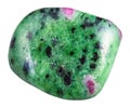 Polished green Zoisite stone