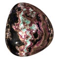 Polished jasper Agate Pebble Royalty Free Stock Photo