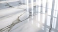 Polished marble floor with gray veining patterns Royalty Free Stock Photo
