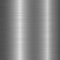 Polished metal chrome brushed texture background. Aluminium rough texture for design concept. Vector. Royalty Free Stock Photo