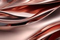 Polished metal surface with gentle reflections, emphasizing the sleek and sophisticated appeal of metallic textures. Generative Ai Royalty Free Stock Photo