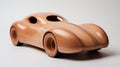Polished Metamorphosis: A Unique Wooden Car Sculpture By Ben Wooten