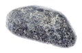polished Peridotite stone with Phlogopite on white Royalty Free Stock Photo
