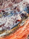 Polished picture jasper mineral gem stone Royalty Free Stock Photo