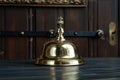 A polished 40s bell for official use Royalty Free Stock Photo