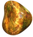 Polished silica Jasper Pebble Royalty Free Stock Photo