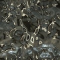 Polished silver metal texture grey background. Elegant marble slab with golden shiny lights. Royalty Free Stock Photo