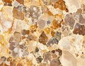 Polished Stone Close Up Texture with Brown Tones in an Abstract Decorative Seamless Pattern Royalty Free Stock Photo
