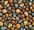 Polished Stones Background Earthy Pebble Pattern Royalty Free Stock Photo