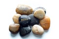 Polished stones with believe rock