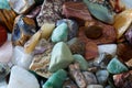 Polished stones detail Royalty Free Stock Photo