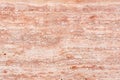 Polished surface of beautiful pink Travertine. Background image, texture