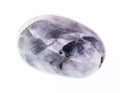 polished tamerlane stone (amethyst) on white