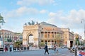 The Politeama Theater in Palermo