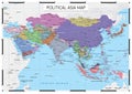 Political Asia map