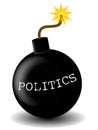 Political Bomb Royalty Free Stock Photo