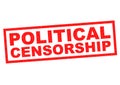 POLITICAL CENSORSHIP Royalty Free Stock Photo