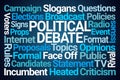 Political Debate Word Cloud