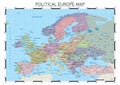 Political Europe map