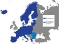 Political Map of the Schengen Area