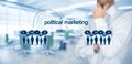 Political marketing impact and populism threat concept Royalty Free Stock Photo