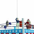 Political Party - Boxing 1 Royalty Free Stock Photo