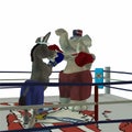 Political Party - Boxing 3 Royalty Free Stock Photo