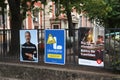 Political posters in Sweden Royalty Free Stock Photo