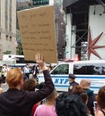 Political Rally Against Donald Trump and White Supremacy, NYC, NY, USA