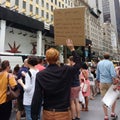 Political Rally Against Donald Trump and White Supremacy, NYC, NY, USA