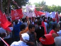 A political rally organized by the opposition party CHP in Turkey