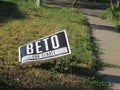 Beto for Senate sign, Austin, Texas