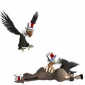 Political Vuture Attack Royalty Free Stock Photo
