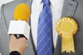 Politician Being Interviewed By Journalist During Election