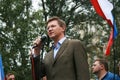 Politician Nikolay Ryzhkov at the rally of Russian