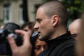 The politician Sergei Udaltsov on an oppositional