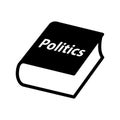 Politics book icon, Vector illustration