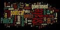 Politics Word Cloud Royalty Free Stock Photo