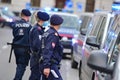 Police operations and police control in Vienna Lockdown Shutdown