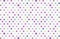 Polk dots seamless pattern on white background.