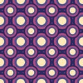 Polka dot colorful seamless pattern for pastel linens, textile, tablecloth, gingham and shower background. Royalty Free Stock Photo