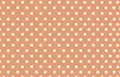 Polka dot with orange pastel color background