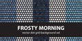Polka dot pattern set Frosty Morning. Vector seamless geometric Royalty Free Stock Photo