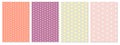 Polka dot pattern vector. Baby background. Royalty Free Stock Photo