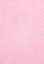 Polka dot pink fabric background and texture. Wallpaper, card, cover design and decor Royalty Free Stock Photo