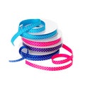 Polka dot ribbon rolls Royalty Free Stock Photo